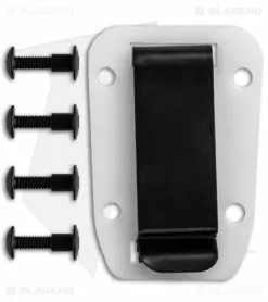 ESEE Knives Clip Plate For Candiru (White/Clear) -Avokelavavat Sales Store esee can clip clr