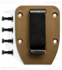 ESEE Knives 3/4 Clip Plate For ESEE-4 (Coyote Brown) -Avokelavavat Sales Store esee clip plate 3 4 cb