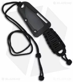 ESEE Knives Izula Black Survival Concealed Carry Neck Knife Cord Wrapped Handle -Avokelavavat Sales Store esee izula b esibpc sheath