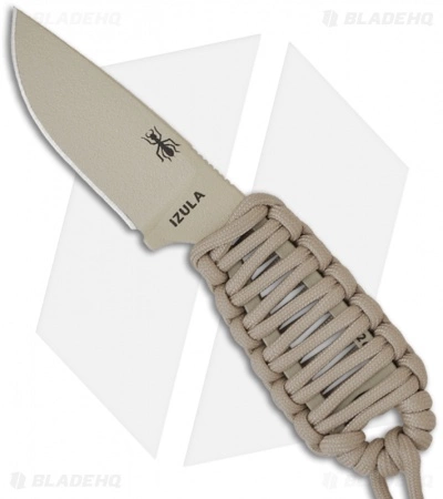 ESEE Knives Izula Desert Tan Survival Concealed Carry Knife Cord Wrapped Handle 3 ESEE Knives Izula Desert Tan Survival Concealed Carry Knife Cord Wrapped Handle