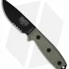 ESEE Knives ESEE-3S-B Knife Black Sheath (3.88" Black Serr) -Avokelavavat Sales Store esee knives fixed 3s mb b 1