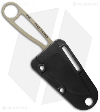 ESEE Knives ESEE Izula DE Fixed Blade Neck Knife (2.875" Dark Earth) 5 ESEE Knives ESEE Izula DE Fixed Blade Neck Knife (2.875" Dark Earth) - Image 3