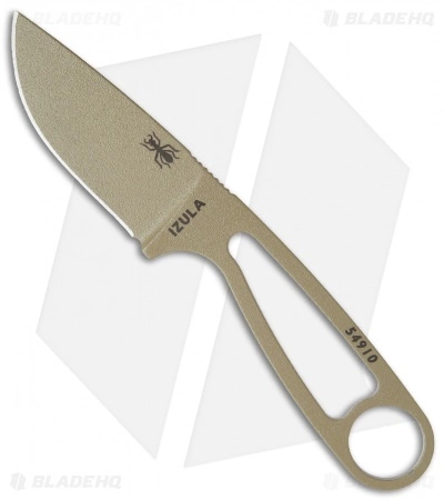 ESEE Knives ESEE Izula DE Fixed Blade Neck Knife (2.875" Dark Earth) 3 ESEE Knives ESEE Izula DE Fixed Blade Neck Knife (2.875" Dark Earth)