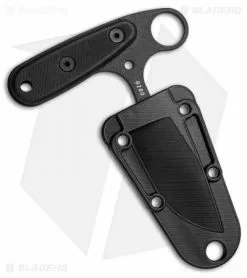 ESEE Knives Izula Tertiary Push Dagger Fixed Blade Knife Black G-10 (2.6" Black) -Avokelavavat Sales Store esee knives izula tertiary push dagger BHQ 37210 er sheath