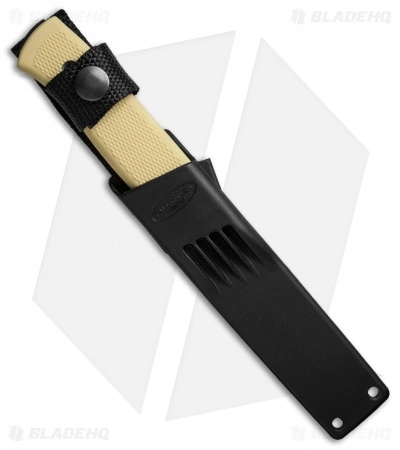 Fallkniven F1 Fixed Blade Knife Sand W/ Zytel Sheath (3.8" Black Plain) F1DZ 4 Fallkniven F1 Fixed Blade Knife Sand W/ Zytel Sheath (3.8" Black Plain) F1DZ - Image 2