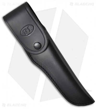 Fallkniven Knives F1 Knife W/ Leather Sheath (3.8" Black Plain) 4 Fallkniven Knives F1 Knife W/ Leather Sheath (3.8" Black Plain) - Image 2
