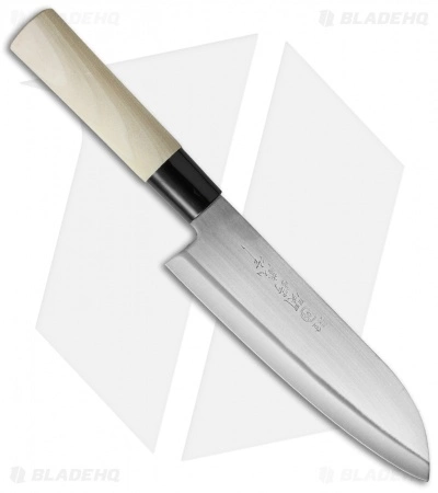 Due Cigni Fox Knives Santoku Fixed Blade Knife Maple (6.75" Satin) 4 Due Cigni Fox Knives Santoku Fixed Blade Knife Maple (6.75" Satin) - Image 2