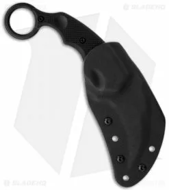 Fox Knives Kuku Hanuman Fighting Karambit Fixed Blade Knife (3" Black) 636T -Avokelavavat Sales Store fox fx 636t cq 2 black sheath