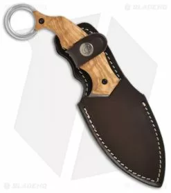 Fox Knives Parong Hunting Karambit Knife W/ Olivewood (3.75" Plain) FX-637OL -Avokelavavat Sales Store fox parong hunting karambit olive fx 637ol sheath