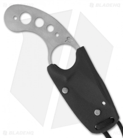 Fred Perrin La Griffe Bowie Neck Knife Fixed Blade (2" Satin Plain) 4 Fred Perrin La Griffe Bowie Neck Knife Fixed Blade (2" Satin Plain) - Image 2