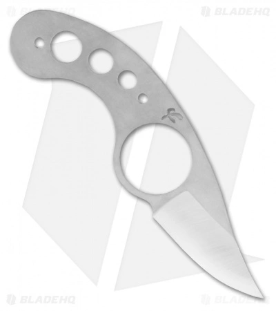 Fred Perrin La Griffe Bowie Neck Knife Fixed Blade (2" Satin Plain) 3 Fred Perrin La Griffe Bowie Neck Knife Fixed Blade (2" Satin Plain)