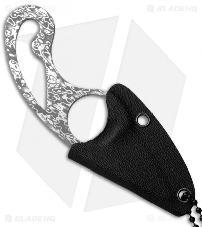 Fred Perrin La Griffe Fixed Blade Neck Knife (2" Damascus) 4 Fred Perrin La Griffe Fixed Blade Neck Knife (2" Damascus) - Image 2