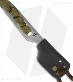 Fred Perrin Le Kiridashi II Neck Knife Fixed Blade OD Green (1" Satin Plain) -Avokelavavat Sales Store fred perrin le kiridashi d2 frdkd2 sheath