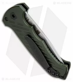 Gerber Auto 06 10th Anniversary Automatic Knife OD Green (3.6" Stonewash) -Avokelavavat Sales Store gerber 06 auto green 30 001263n BHQ 36922 dl side