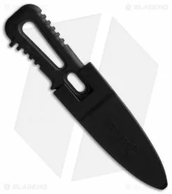 Gerber River Shorty Fixed Blade Dive Knife Black (3" Serr) 30-000967N -Avokelavavat Sales Store gerber 30 000967n river shorty black sheath 1