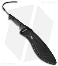 Gerber Gator Kukri Machete (12" Black) -Avokelavavat Sales Store gerber fixed gator kukri machete black 31 002074 sheath