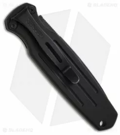 Gerber Mini Covert Automatic Knife Black (2.8" Black Serr) 30-000244 -Avokelavavat Sales Store gerber mini covert automatic 30 000244 back
