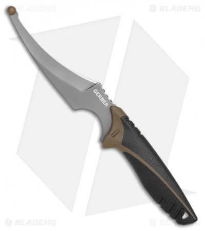 Gerber Myth E-Z Open Fixed Blade Knife Black/Brown (3.5" Gray) 3 Gerber Myth E-Z Open Fixed Blade Knife Black/Brown (3.5" Gray)