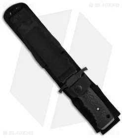 Gerber Silver Trident Knife Watson-Harsey Fixed Blade (Black Double SER) 06995 -Avokelavavat Sales Store gerber watson harsey silver trident sheath