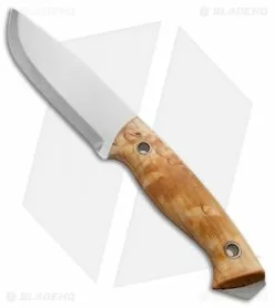 Helle Utvaer Fixed Blade Knife Curly Birch (4" Polish) #600