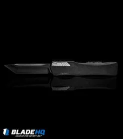 Heretic Knives Cleric Tanto OTF Automatic Knife Black DLC (3.5" Black) -Avokelavavat Sales Store heretic knives cleric otf blk H015 6A BHQ 76675 dl