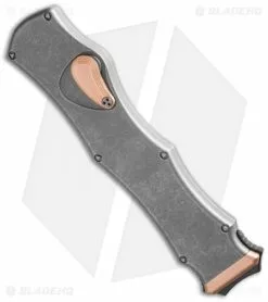 Heretic Knives Hydra Drop Point OTF Automatic Knife Cu/CF (3.6" Mirror) -Avokelavavat Sales Store heretic knives hydra fc cu bottom cm