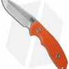 Hinderer Knives FXM 3.5" Fixed Blade Spanto Knife Orange