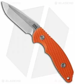 Hinderer Knives FXM 3.5" Fixed Blade Spanto Knife Orange