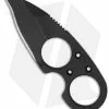 Brous Blades Silent Soldier Hawk SS Neck Knife Fixed Blade (Black)