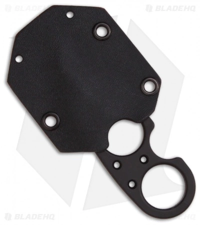 Brous Blades Silent Soldier Hawk SS Neck Knife Fixed Blade (Black) 4 Brous Blades Silent Soldier Hawk SS Neck Knife Fixed Blade (Black) - Image 2