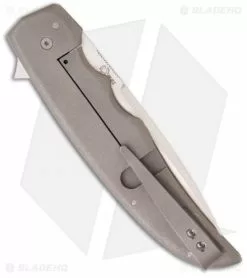 Jason Clark Custom Drop Point Framelock Flipper Black G-10 Knife (3.5" Satin) 5 Jason Clark Custom Drop Point Framelock Flipper Black G-10 Knife (3.5" Satin) -Avokelavavat Sales Store jason clark dp framelock flipper black back