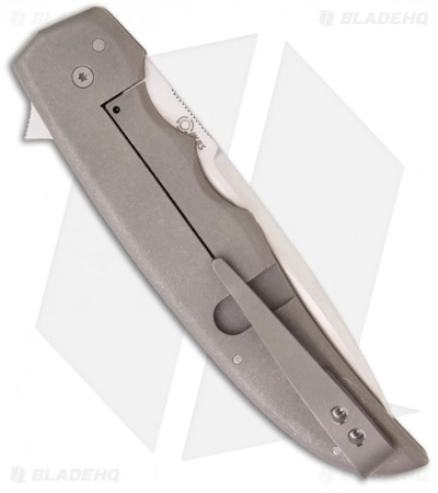 Jason Clark Custom Drop Point Framelock Flipper Black G-10 Knife (3.5" Satin) 4 Jason Clark Custom Drop Point Framelock Flipper Black G-10 Knife (3.5" Satin) - Image 2