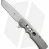 Jason Clark Tanto Flipper Frame Lock Knife Titanium (3.75" Satin)