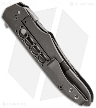 Jason Clark Hybrid DP Dagger Knife Titanium Flipper (3.5" Satin) 4 Jason Clark Hybrid DP Dagger Knife Titanium Flipper (3.5" Satin) - Image 2