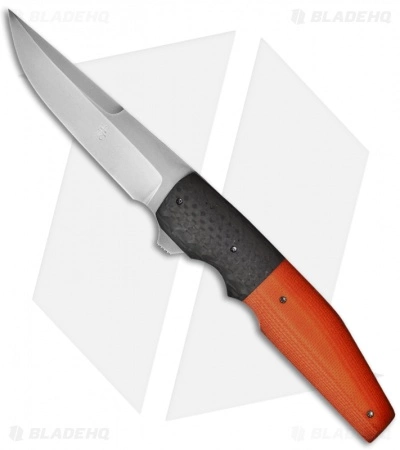 Jason Clark Custom Drop Point Liner Lock Carbon Fiber/G10 Knife (3.5" Plain) 3 Jason Clark Custom Drop Point Liner Lock Carbon Fiber/G10 Knife (3.5" Plain)