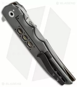 Jason Clark Custom Drop Point Flipper Zirconium/LSCF (3.75" Stonewash) -Avokelavavat Sales Store jc drop point zirc lscf dagger side cm