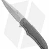 Jason Clark Custom Hybrid Drop Point Frame Lock Knife Zirconium (3.625" Satin)