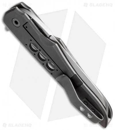 Jason Clark Hybrid Wharncliffe Flipper Knife CF/Mokuti (3.65" Stonewash) 4 Jason Clark Hybrid Wharncliffe Flipper Knife CF/Mokuti (3.65" Stonewash) - Image 2