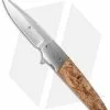 Jason Clark Custom Standard Flipper Knife Maple Burl (3.625" Satin) -Avokelavavat Sales Store jc standard maple burl cm