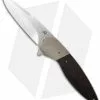 JD Van Deventer Model A Gent Folder Knife Black Ivory Wood (3" Satin)