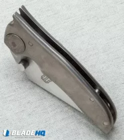 John Gray Custom THUCK Frame Lock Knife Titanium (3.5" Satin) -Avokelavavat Sales Store jg custom thuck frame lock bottom cm