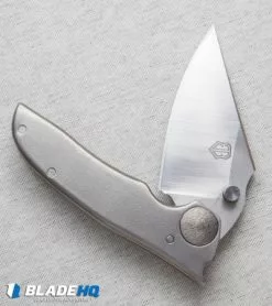 John Gray Custom THUCK Frame Lock Knife Titanium (3.5" Satin) -Avokelavavat Sales Store jg custom thuck frame lock half cm