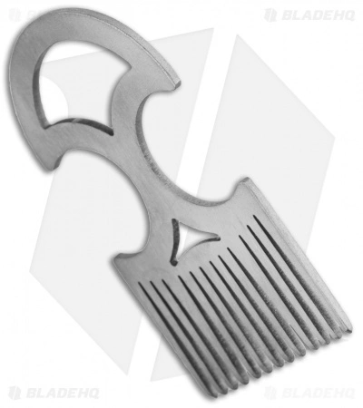 John Gray 2" Push Dagger Style Titanium Pick Comb 4 John Gray 2" Push Dagger Style Titanium Pick Comb - Image 2