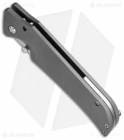 Jason Guthrie Custom Knives Ranger Knife Full Ti (3.75" Satin) #121 -Avokelavavat Sales Store jg ranger bb ti hand satin 121 bottom cm