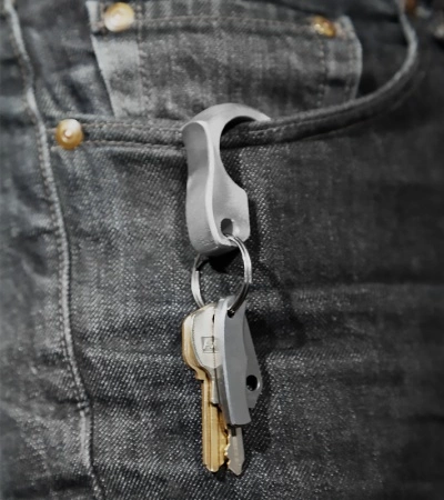 John Gray Keyper Bottle Opener Keychain - Blue Titanium 4 John Gray Keyper Bottle Opener Keychain - Blue Titanium - Image 2