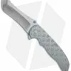 John Grimsmo The Norseman Flipper Blue Titanium Knife (3.625" Plain) 116 -Avokelavavat Sales Store john grimsmo norseman flipper blue engraved