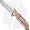 John Grimsmo The Norseman Flipper Bronze/Satin Titanium Knife (3.625" Plain) 111 -Avokelavavat Sales Store john grimsmo norseman flipper copper