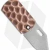 John Kubasek Kubasek Mag-Tag Folder Dog Tag Knife Hammered Copper (1.75" Satin) -Avokelavavat Sales Store john kabasek hammered copper mag tag back cm 2
