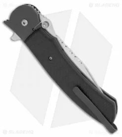 John Kubasek Modified Fighting Tanto Recurve Flipper Knife (4" Hand Satin) -Avokelavavat Sales Store john kubasek folderl kubasek modified recurve side
