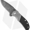 Calavera Cutlery Small El Patron Flipper Knife Black Micarta (3.25" Acid Wash) -Avokelavavat Sales Store jr small el patron bk micarta cm